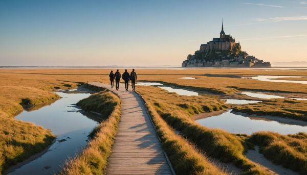 Randonnées baie Mont Saint Michel